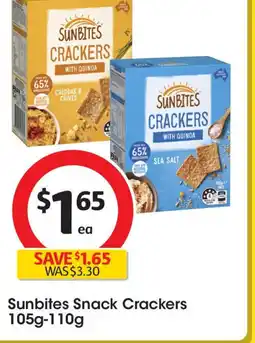 Coles Sunbites Snack Crackers offer