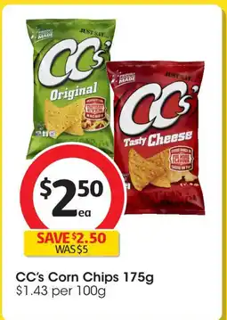 Coles CC's Corn Chips offer