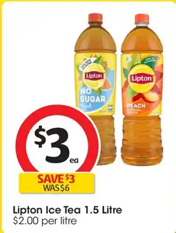 Coles Lipton Ice Tea offer