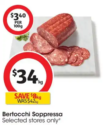 Coles Bertocchi soppressa offer