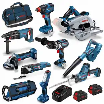 Total Tools Bosch procore18v brushless 10 piece 2x8.0ah combo kit offer