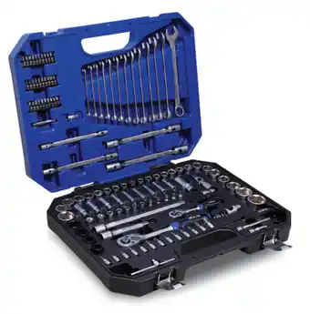 Total Tools Hrd 126 piece 1/4" & 1/2" socket & spanner set met/af offer