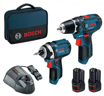 Total Tools Bosch 12v 2 piece 2x2.0ah combo kit offer