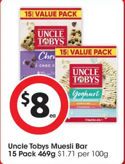 Coles Uncle tobys muesli bar offer