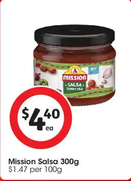 Coles Mission salsa offer