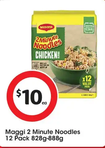 Coles Maggi 2 minute noodles offer