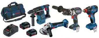 Total Tools Bosch 18v brushless 4 piece 2x5.0ah combo kit offer