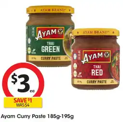 Coles Ayam curry paste offer