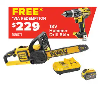 Total Tools Dewalt 54v xr flexvolt 400mm (16") chainsaw 1x9.0ah kit offer