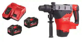 Total Tools Milwaukee 18v fuel 44mm 2x12.0ah sds max rotary hammer kit with one-key offer