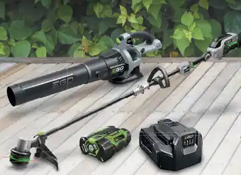 Ego 56v powerload 380mm line trimmer + blower 2.5ah kit