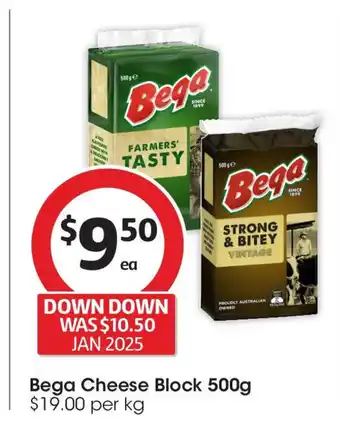 Coles Cheese Block offer