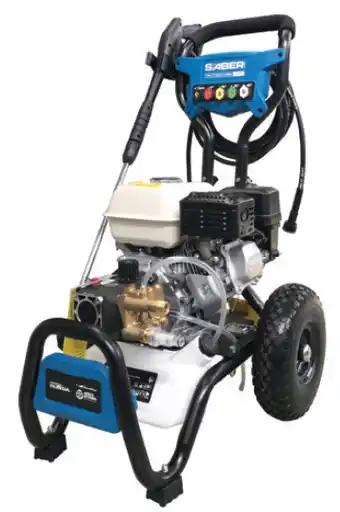 Total Tools Saber 3200psi 5.5hp petrol pressure washer with honda gp-160 engine offer