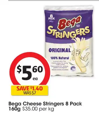 Coles Cheese Stringers offer