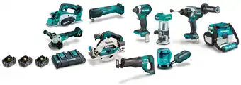 Makita 18v brushless 10 piece 3x5.0ah combo kit