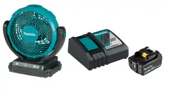 Total Tools Makita 18v 180mm 1x5.0ah jobsite fan kit offer