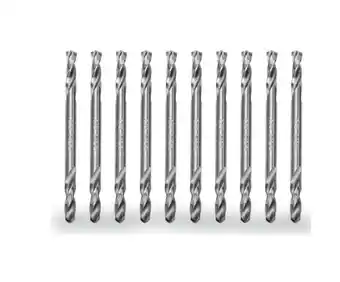 Marxman 10 piece 1/8" hss double-ended panel drill bits
