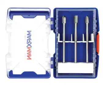 Marxman 3 piece extra long carbide burr set