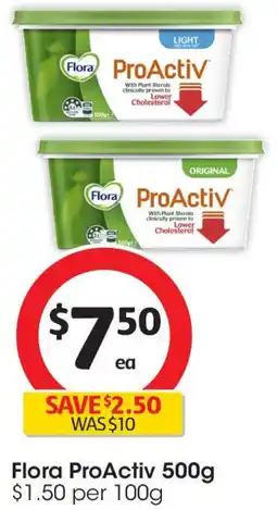 Coles Flora proactiv offer