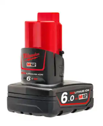 Total Tools Milwaukee 12v 6.0ah battery offer