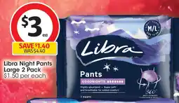 Coles Night pants large offer