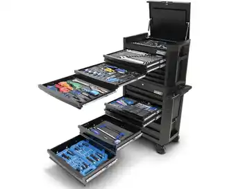 Total Tools Kincrome contour 266 piece 12 drawer chest & trolley tool kit offer