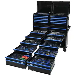 Total Tools Kincrome 509 piece 27 drawer chest & trolley tool kit offer