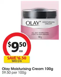 Coles Olay moisturising cream offer