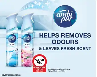 Coles Ambi pur air effects spray offer