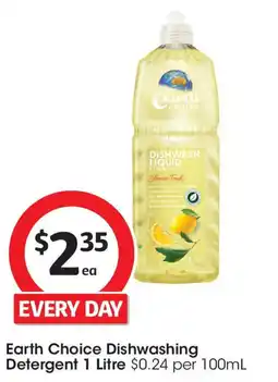 Coles Earth choice dishwashing detergent offer