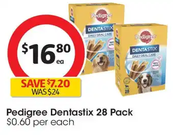 Coles Pedigree dentastix offer