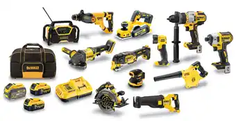 Total Tools Dewalt 18v/54v 12 piece 2x5.0ah/1x9.0ah combo kit offer