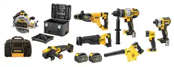Total Tools Dewalt 18v/54v 8 piece 2x6.0ah combo kit offer