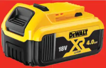Total Tools Dewalt 18v 4.0ah battery offer