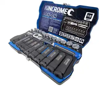Total Tools Kincrome 25 piece 1/2" drive metric socket set offer