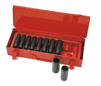 Total Tools Sidchrome 10 piece metric deep impact socket set offer
