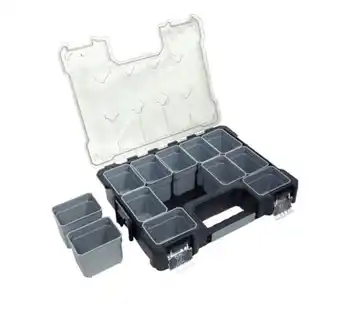 Total Tools Hrd 12 bin stackable organiser offer