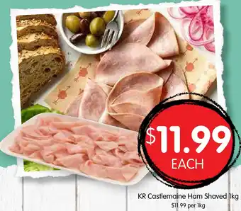 Spudshed Kr castlemaine ham shaved offer