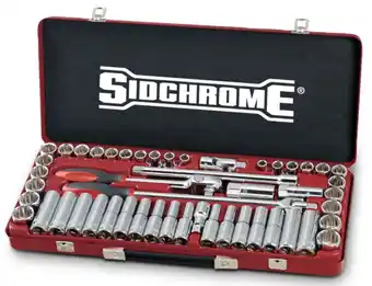 Total Tools Sidchrome 51 piece 1/2" drive af/ metric socket set offer