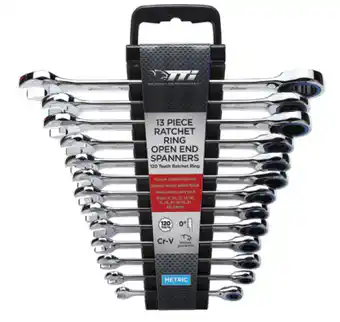 Total Tools Tti 13 piece 120 tooth metric ratcheting spanner set offer