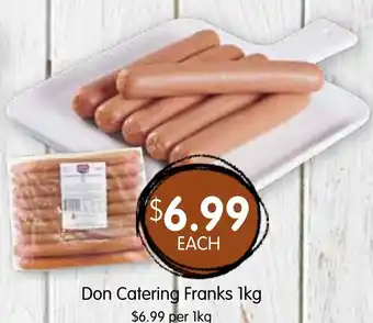 Spudshed Don catering franks offer