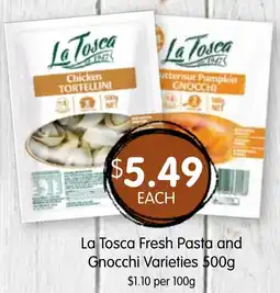 Spudshed La Tosca Fresh Pasta and Gnocchi Varieties offer