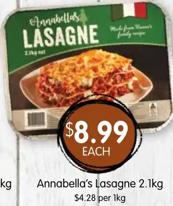 Spudshed Annabella's Lasagne offer