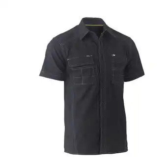 Bisley flex & move utility short sleeve shirt black