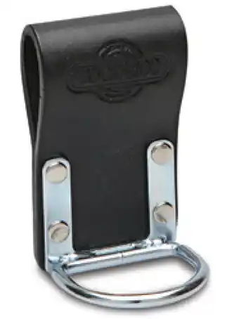 Buckaroo leather hammer holder