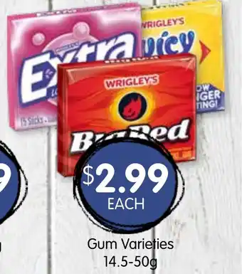 Spudshed Gum Varieties offer