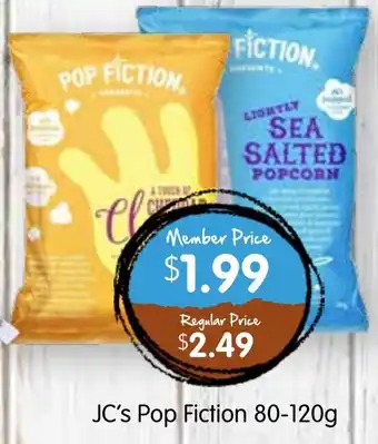 Spudshed Jc's pop fiction offer