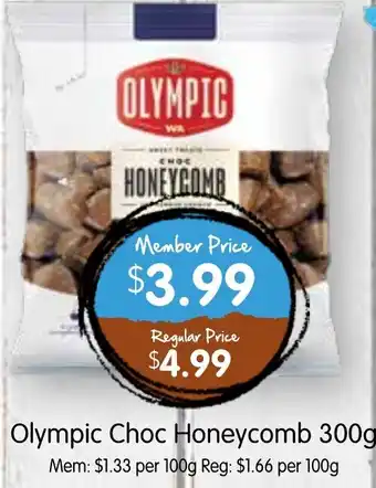 Spudshed Olympic choc honeycomb offer