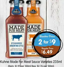 Spudshed Kuhne made for meat sauce varieties offer