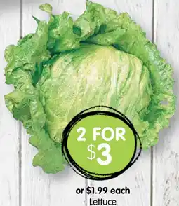 Spudshed Lettuce offer